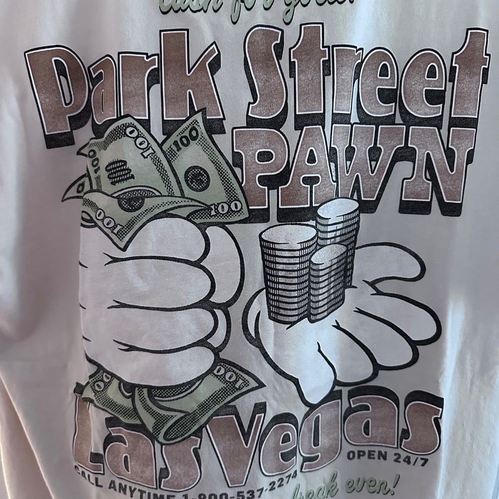 Hollister White Las Vegas Graphic Tee - Picture 4 of 6